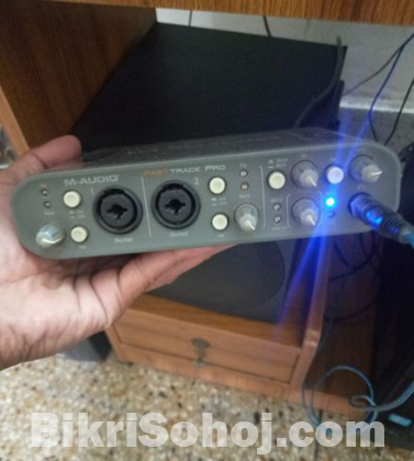Sound Card M-Audio Fast track pro
